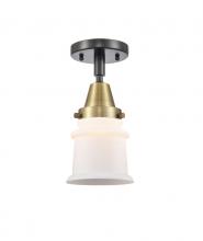 Innovations Lighting 447-1C-BAB-G181S - Canton - 1 Light - 6 inch - Black Antique Brass - Semi-Flush Mount