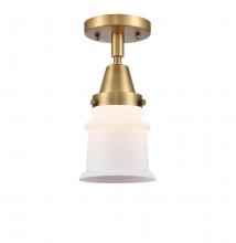 Innovations Lighting 447-1C-BB-G181S - Canton - 1 Light - 6 inch - Brushed Brass - Semi-Flush Mount