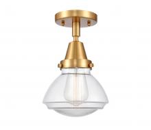 Innovations Lighting 447-1C-SG-G322-LED - Olean - 1 Light - 7 inch - Satin Gold - Flush Mount