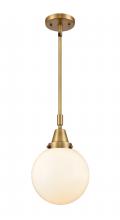 Innovations Lighting 447-1S-BB-G201-8 - Beacon - 1 Light - 8 inch - Brushed Brass - Mini Pendant