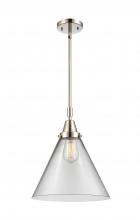 Innovations Lighting 447-1S-PN-G42-L - Cone - 1 Light - 12 inch - Polished Nickel - Mini Pendant