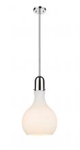 Innovations Lighting 492-1S-PN-G581-12 - Amherst - 1 Light - 12 inch - Polished Nickel - Stem hung - Mini Pendant