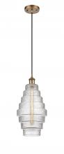 Innovations Lighting 516-1P-BB-G672-8 - Cascade - 1 Light - 8 inch - Brushed Brass - Cord hung - Mini Pendant