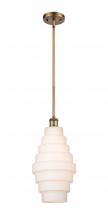 Innovations Lighting 516-1S-BB-G671-8 - Cascade - 1 Light - 8 inch - Brushed Brass - Mini Pendant