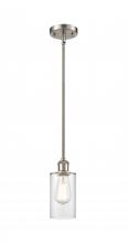 Innovations Lighting 516-1S-SN-G802 - Clymer - 1 Light - 4 inch - Brushed Satin Nickel - Mini Pendant