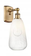 Innovations Lighting 516-1W-BB-G480-6OP - Brookhaven Almond - 1 Light - 6 inch - Brushed Brass - Sconce