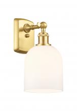 Innovations Lighting 516-1W-SG-G558-6GWH - Bella - 1 Light - 6 inch - Satin Gold - Sconce