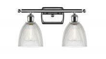 Innovations Lighting 516-2W-PC-G382 - Castile - 2 Light - 16 inch - Polished Chrome - Bath Vanity Light