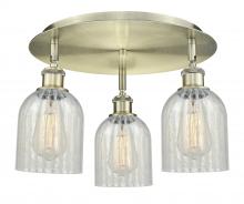 Innovations Lighting 516-3C-AB-G2511 - Caledonia - 3 Light - 17 inch - Antique Brass - Flush Mount