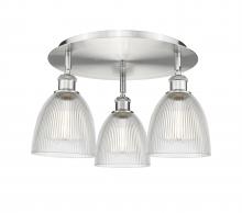 Innovations Lighting 516-3C-SN-G382 - Castile - 3 Light - 18 inch - Satin Nickel - Flush Mount