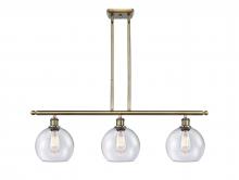 Innovations Lighting 516-3I-AB-G124 - Athens - 3 Light - 36 inch - Antique Brass - Cord hung - Island Light