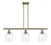 Innovations Lighting 516-3I-AB-G558-6CL - Bella - 3 Light - 36 inch - Antique Brass - Cord hung - Island Light