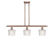 Innovations Lighting 516-3I-AC-G402 - Niagara - 3 Light - 36 inch - Antique Copper - Cord hung - Island Light