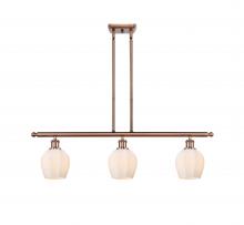 Innovations Lighting 516-3I-AC-G461-6 - Norfolk - 3 Light - 36 inch - Antique Copper - Cord hung - Island Light