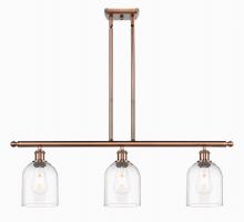 Innovations Lighting 516-3I-AC-G558-6CL - Bella - 3 Light - 36 inch - Antique Copper - Cord hung - Island Light