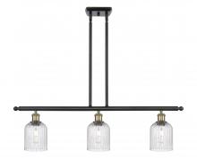 Innovations Lighting 516-3I-BAB-G559-5SDY - Bridal Veil - 3 Light - 36 inch - Black Antique Brass - Cord hung - Island Light