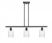 Innovations Lighting 516-3I-BK-G342 - Hadley - 3 Light - 36 inch - Matte Black - Cord hung - Island Light