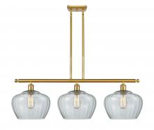 Innovations Lighting 516-3I-SG-G92-L - Fenton - 3 Light - 38 inch - Satin Gold - Cord hung - Island Light