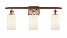 Innovations Lighting 516-3W-AC-G801 - Clymer - 3 Light - 24 inch - Antique Copper - Bath Vanity Light