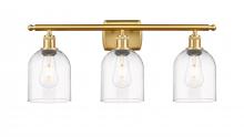 Innovations Lighting 516-3W-SG-G558-6CL - Bella - 3 Light - 26 inch - Satin Gold - Bath Vanity Light