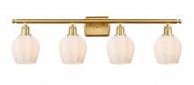 Innovations Lighting 516-4W-SG-G461-6 - Norfolk - 4 Light - 36 inch - Satin Gold - Bath Vanity Light