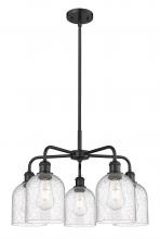 Innovations Lighting 516-5CR-BK-G558-6SDY - Bella - 5 Light - 24 inch - Matte Black - Chandelier