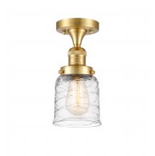 Innovations Lighting 517-1CH-SG-G513 - Bell - 1 Light - 5 inch - Satin Gold - Semi-Flush Mount