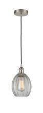 Innovations Lighting 616-1P-SN-G82 - Eaton - 1 Light - 6 inch - Brushed Satin Nickel - Cord hung - Mini Pendant