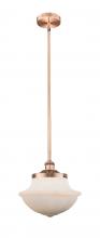 Innovations Lighting 616-1S-AC-G541 - Oxford - 1 Light - 12 inch - Antique Copper - Stem hung - Mini Pendant
