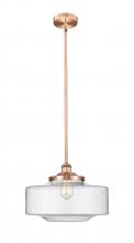 Innovations Lighting 616-1S-AC-G694-16 - Bridgeton - 1 Light - 16 inch - Antique Copper - Stem Hung - Mini Pendant
