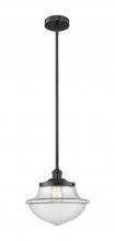 Innovations Lighting 616-1S-BK-G542 - Oxford - 1 Light - 12 inch - Matte Black - Stem hung - Mini Pendant