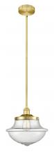 Innovations Lighting 616-1S-SG-G544 - Oxford - 1 Light - 12 inch - Satin Gold - Stem hung - Mini Pendant