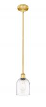 Innovations Lighting 616-1S-SG-G558-6CL - Bella - 1 Light - 6 inch - Satin Gold - Cord hung - Mini Pendant