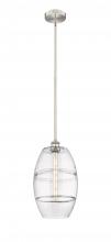 Innovations Lighting 616-1S-SN-G557-10CL - Vaz - 1 Light - 10 inch - Brushed Satin Nickel - Cord hung - Mini Pendant