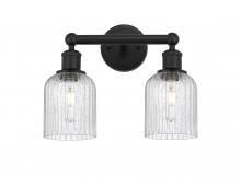 Innovations Lighting 616-2W-BK-G559-5SDY - Bridal Veil - 2 Light - 14 inch - Matte Black - Bath Vanity Light