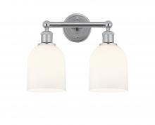 Innovations Lighting 616-2W-PC-G558-6GWH - Bella - 2 Light - 15 inch - Polished Chrome - Bath Vanity Light