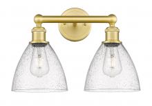 Innovations Lighting 616-2W-SG-GBD-754 - Bristol - 2 Light - 17 inch - Satin Gold - Bath Vanity Light