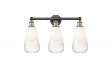 Innovations Lighting 616-3W-BAB-G480-6OP - Brookhaven Almond - 3 Light - 24 inch - Black Antique Brass - Bath Vanity Light