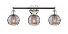 Innovations Lighting 616-3W-PN-G1213-6SM - Athens Deco Swirl - 3 Light - 24 inch - Polished Nickel - Bath Vanity Light