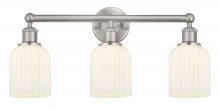 Innovations Lighting 616-3W-SN-G559-5GWH - Bridal Veil - 3 Light - 23 inch - Brushed Satin Nickel - Bath Vanity Light