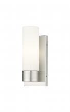 Innovations Lighting 617-1W-SN-G617-8SWH - Boreas - 1 Light - 5 inch - Satin Nickel - Sconce