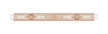 Innovations Lighting 617L-4W-AC-G617-11CL - Boreas - 4 Light - 51 inch - Antique Copper - Bath Vanity Light