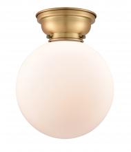 Innovations Lighting 623-1F-BB-G201-10 - Beacon - 1 Light - 10 inch - Brushed Brass - Flush Mount