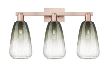 Innovations Lighting 716-3W-AC-G480-6SL - Brookhaven Almond - 3 Light - 26 inch - Antique Copper - Bath Vanity Light