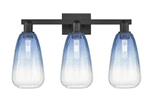 Innovations Lighting 716-3W-BK-G480-6SB - Brookhaven Almond - 3 Light - 26 inch - Matte Black - Bath Vanity Light