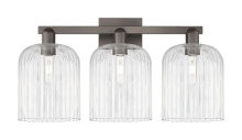 Innovations Lighting 716-3W-OB-G559-8CL - Bridal Veil - 3 Light - 27 inch - Oil Rubbed Bronze - Bath Vanity Light