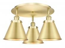 Innovations Lighting 916-3C-SG-M13-SG - Appalachian - 3 Light - 20 inch - Satin Gold - Semi-Flush Mount