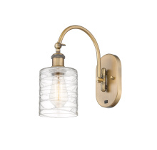 Innovations Lighting 918-1W-BB-G1113 - Cobbleskill - 1 Light - 5 inch - Brushed Brass - Sconce