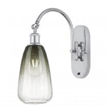 Innovations Lighting 918-1W-PC-G480-6SL - Brookhaven Almond - 1 Light - 6 inch - Polished Chrome - Sconce