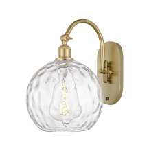 Innovations Lighting 918-1W-SG-G1215-10 - Athens Water Glass - 1 Light - 10 inch - Satin Gold - Adjustable - Sconce